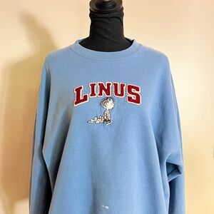PEANUTS Linus Blue Cozy Sweater